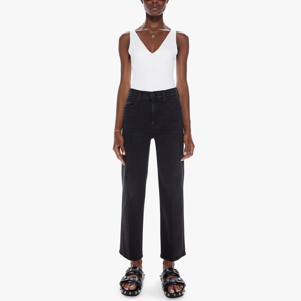 MOTHER rambler jeans in black